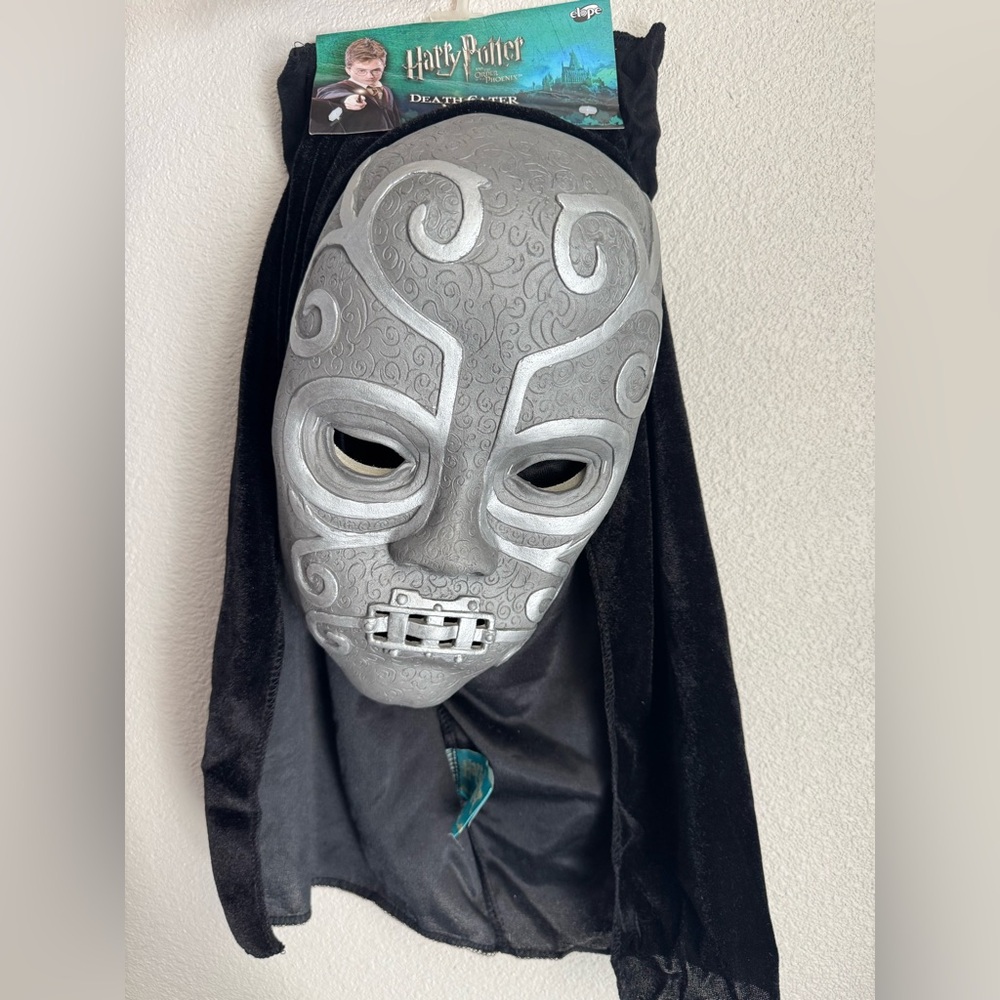 NWT Harry Potter Death Eater Mask Order of the Phoenix Adult Halloween Cosplay
